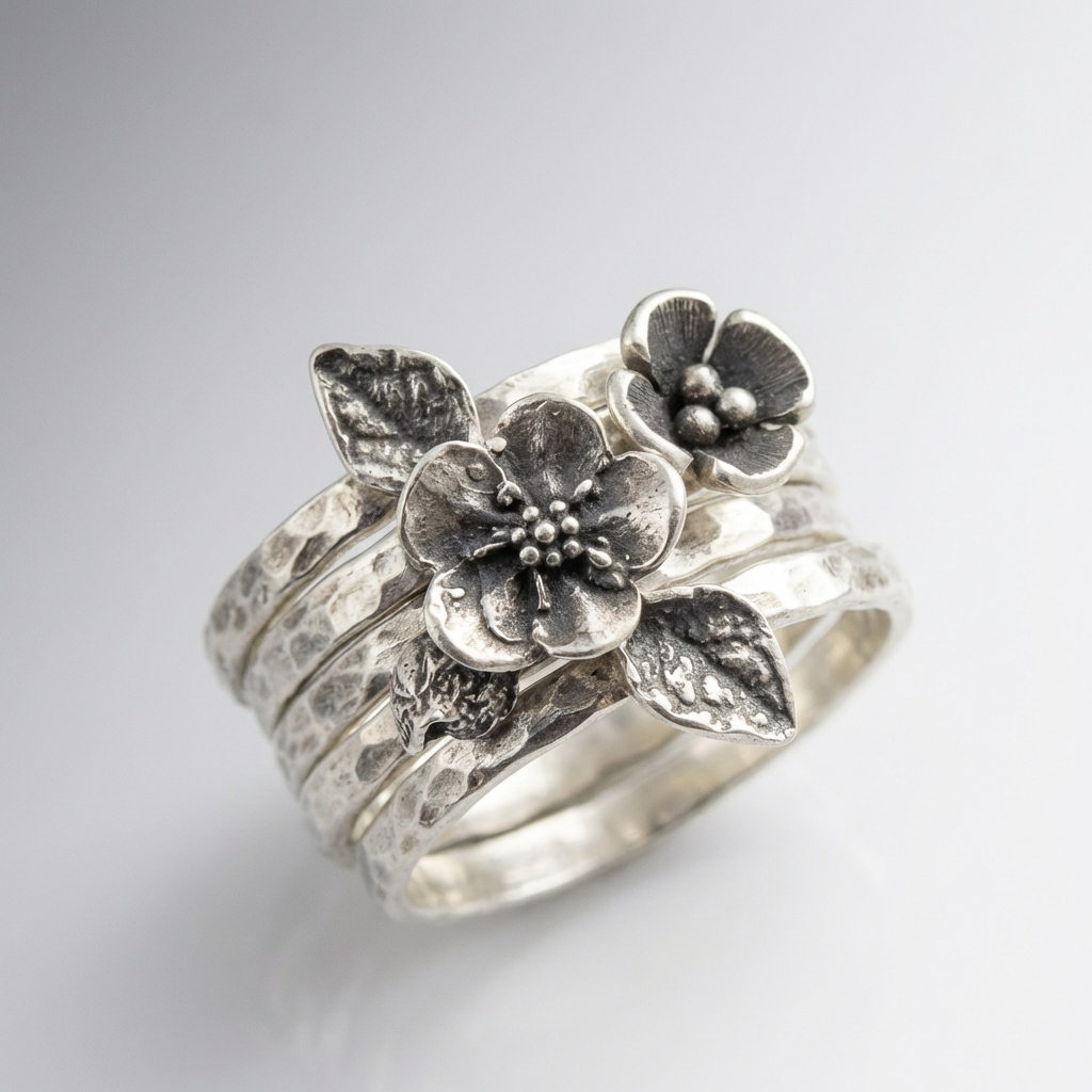 Retro Flower Ring