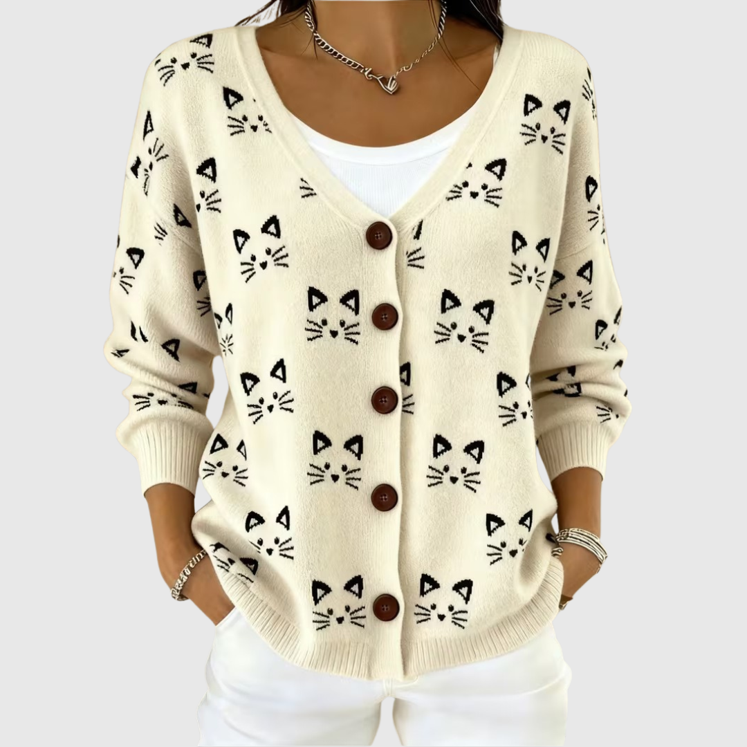 Adele | Knitted Cardigan with Buttons