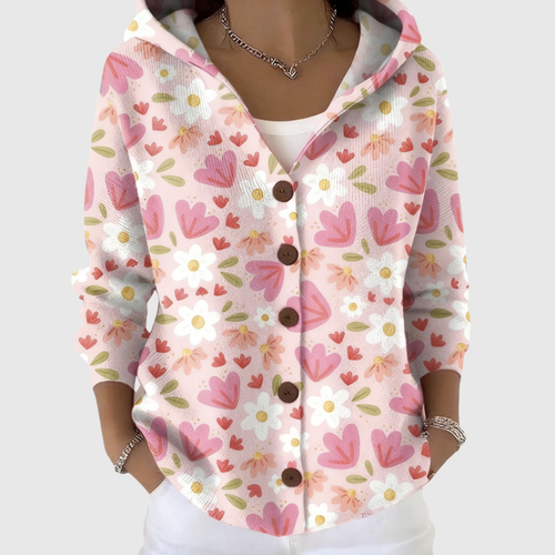 Elsa | Knitted Cardigan with Hood