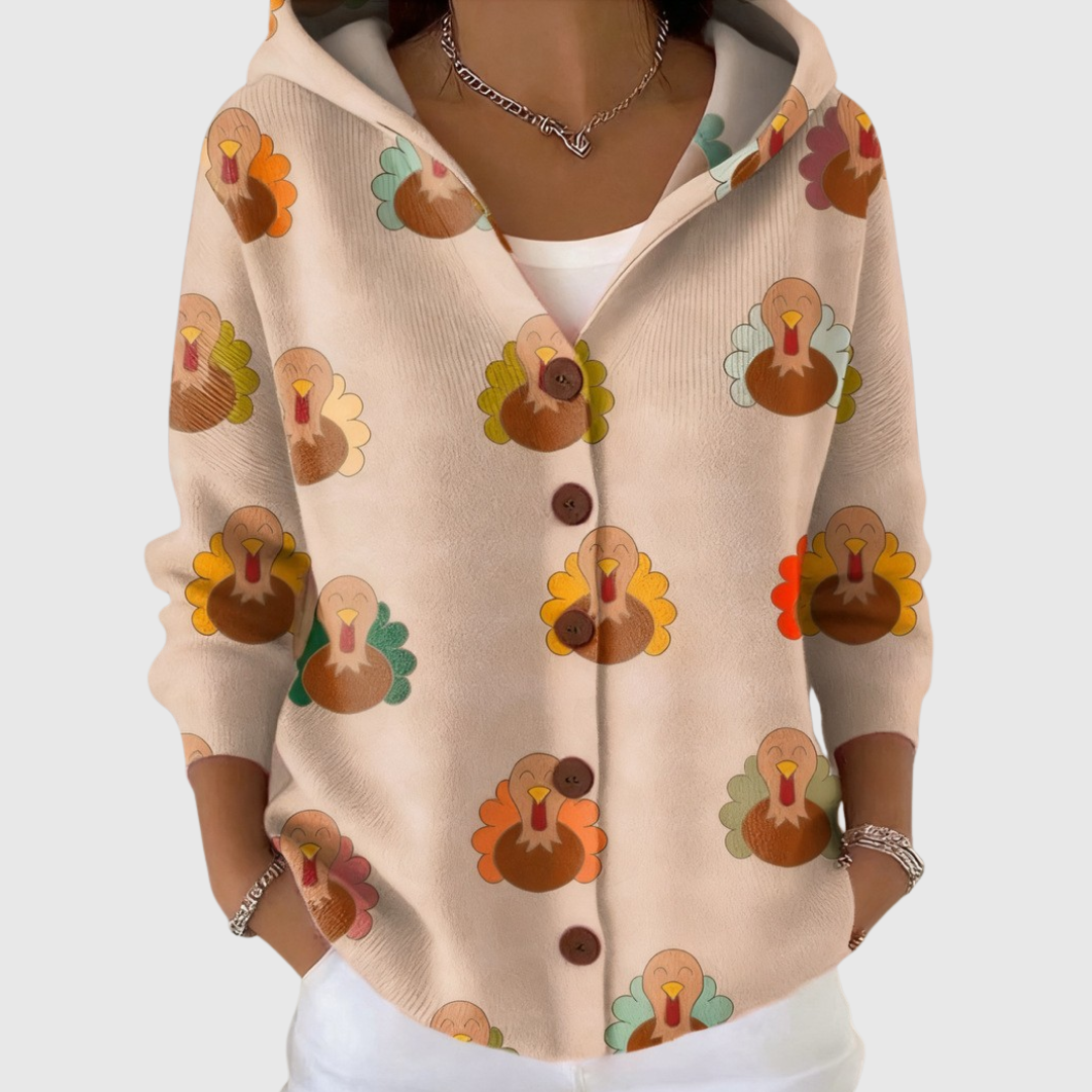 Pierinna | Mesh Jacket with Hood