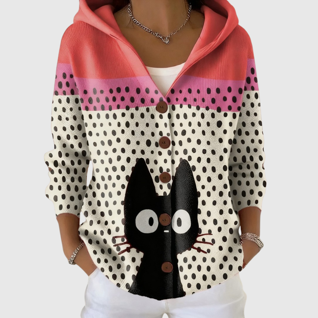Loretta | Mesh Jacket with Hood