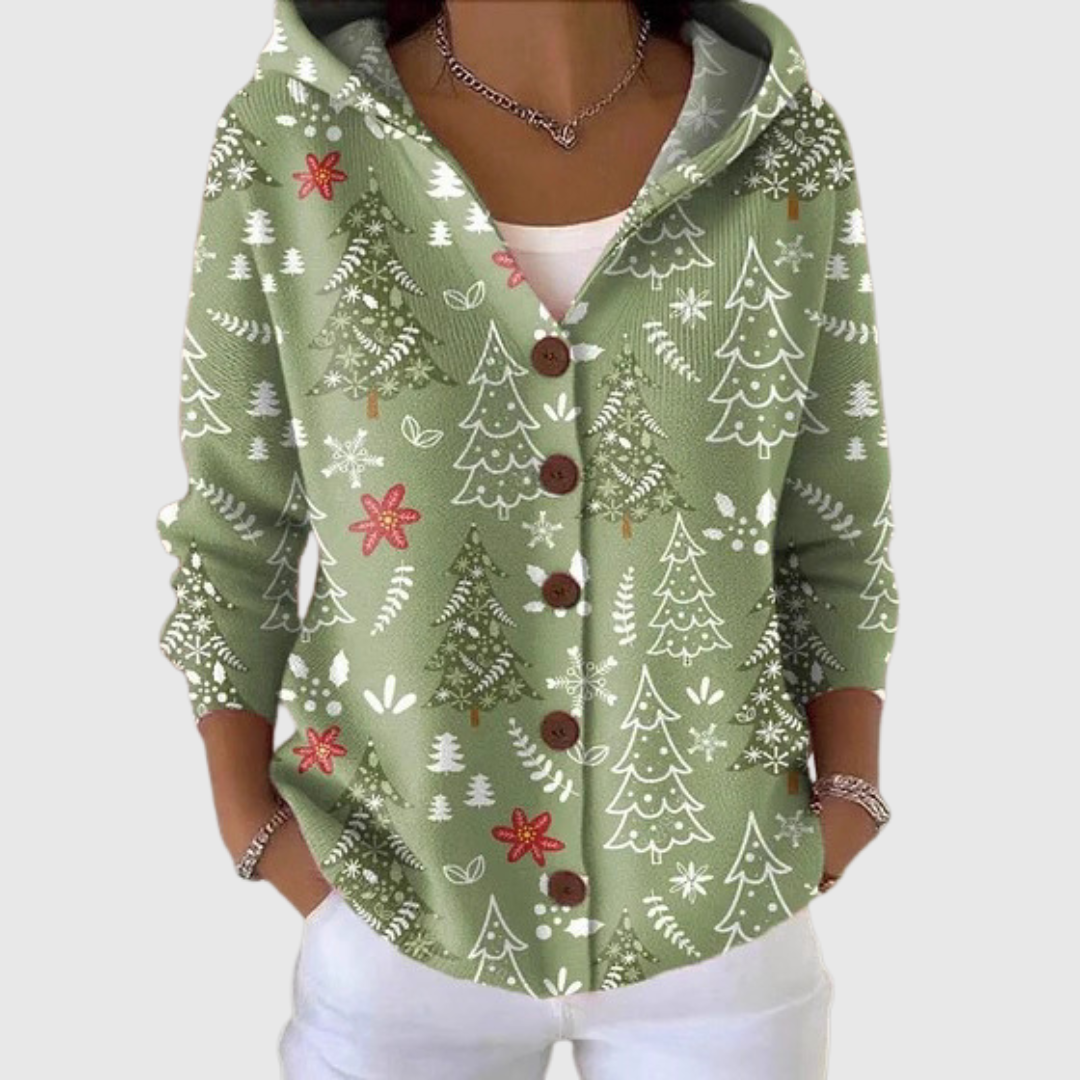 Kiara | Knitted Cardigan with Hood
