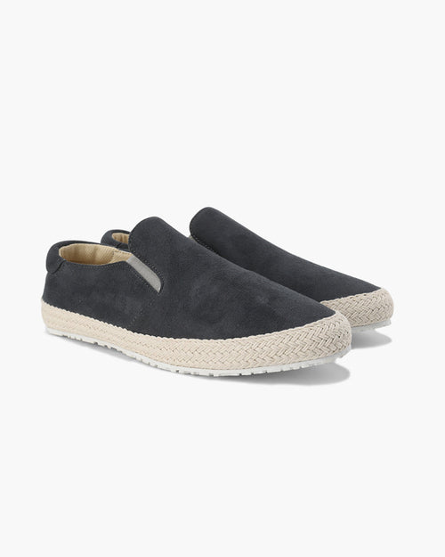 Jacob | Lightweight Suede Espadrille for Men with Jute Sole