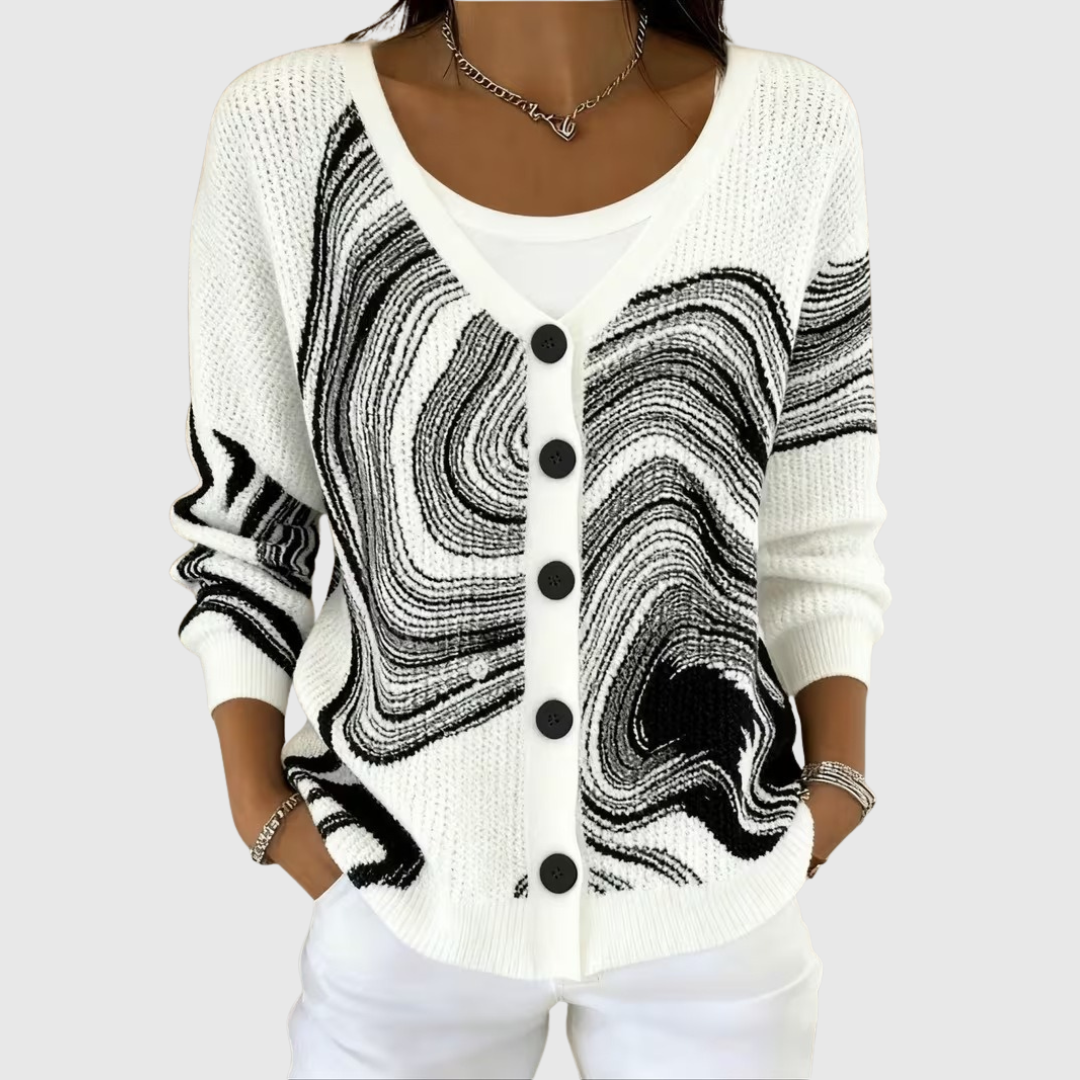 Emilia | Knitted Cardigan with Buttons