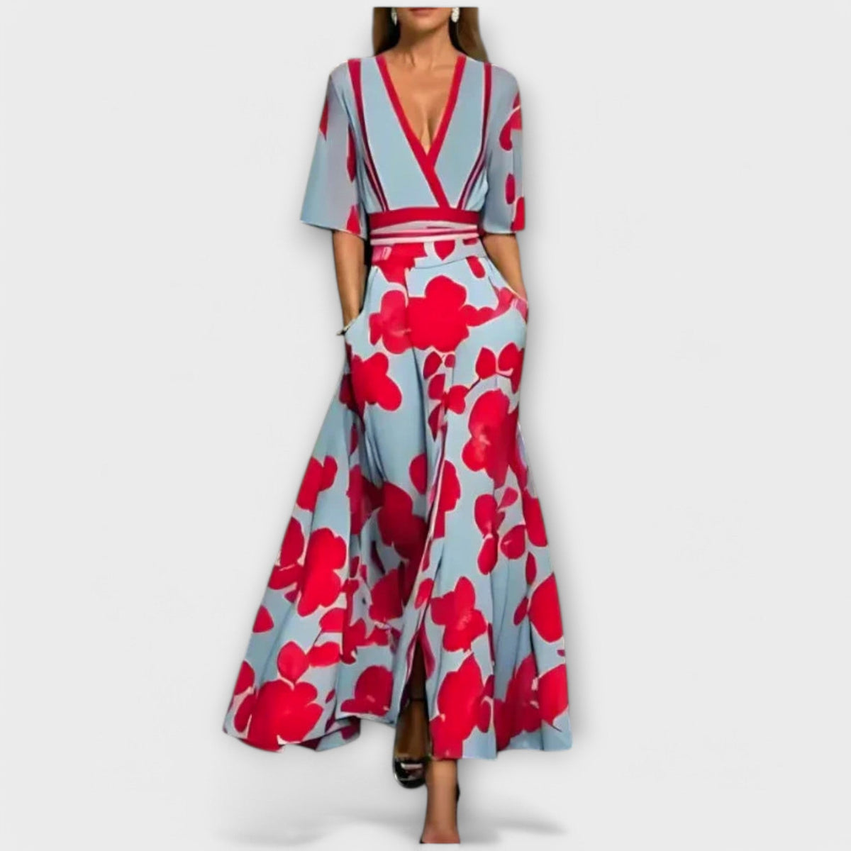 Elise - Floral Elegant Tube Dress