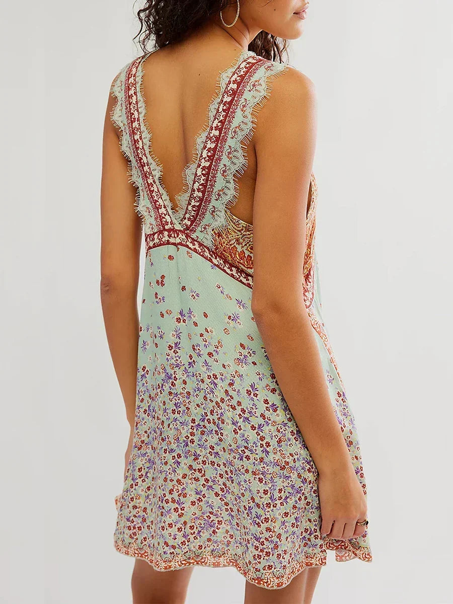 Siena Mini Floral Maxi Dress