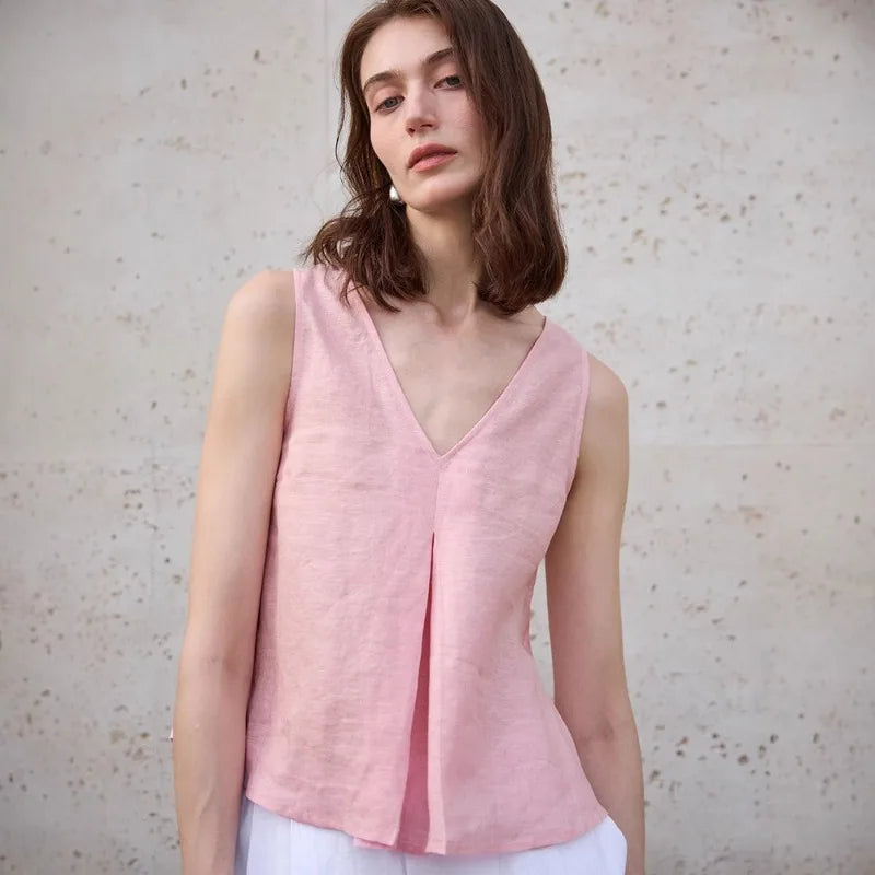 Reversible Chambray Gilet