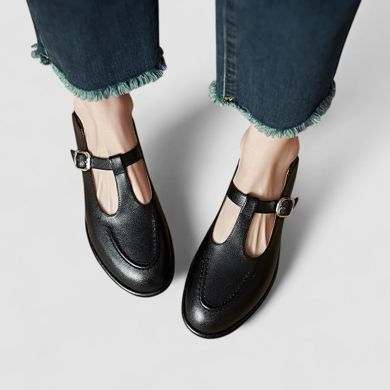 Camila – Orthopaedic Low Heel Mary Jane Shoes