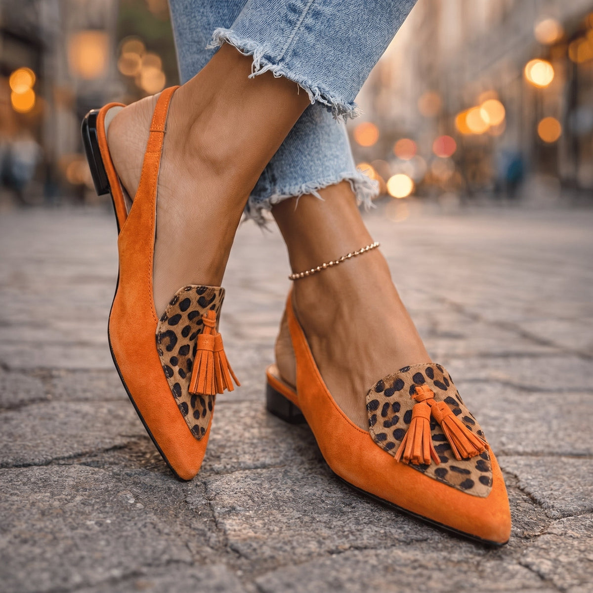 Elena | Sandals with Straps and Tassels