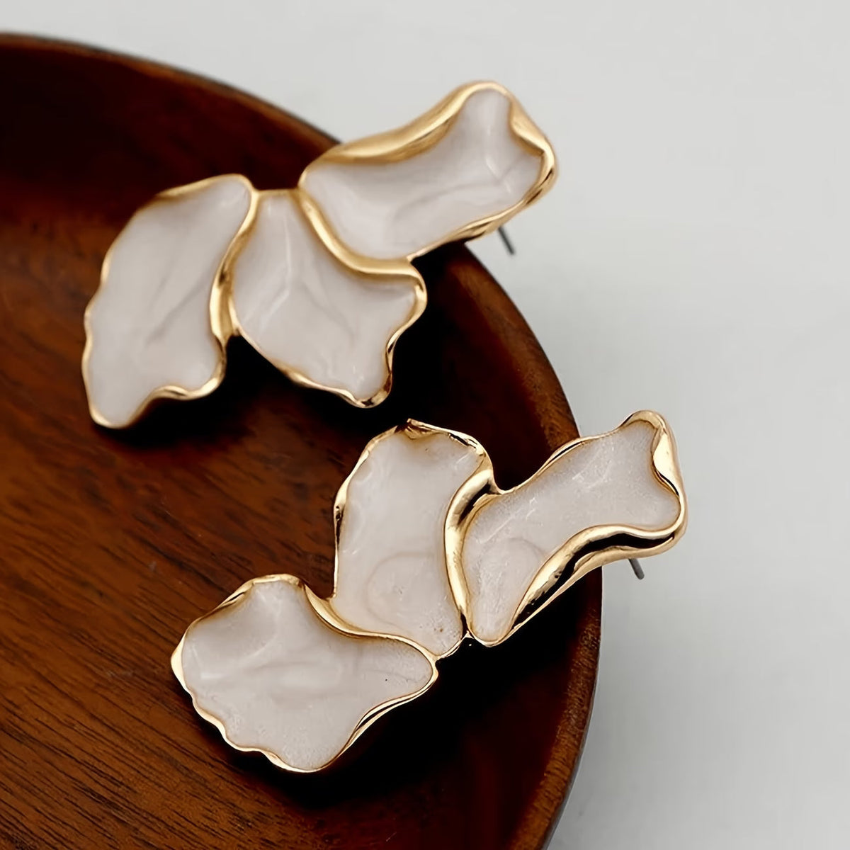 Flower Petal Shaped Earrings