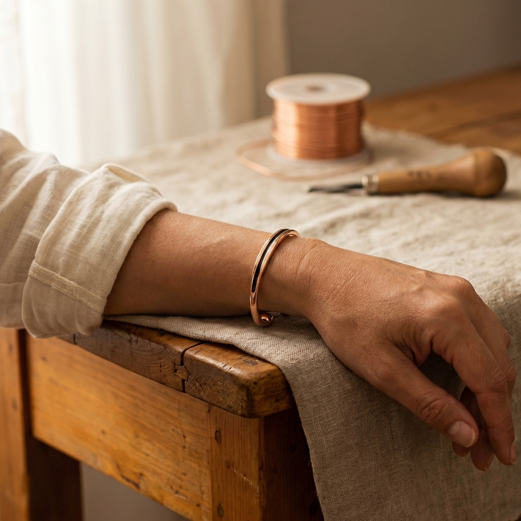 Calista Santorini Copper Bracelet