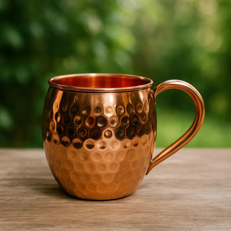 Calista Santorini 440 ml Handcrafted Copper Mug