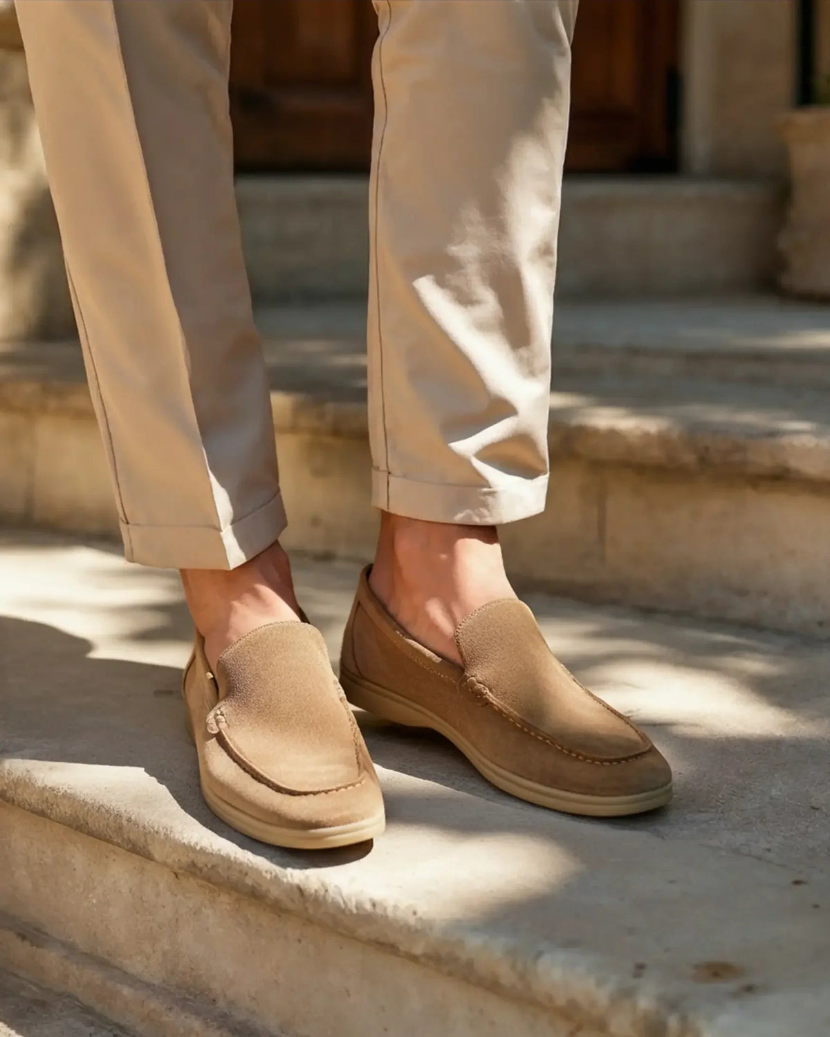 Luxury Suede Loafers Old Money