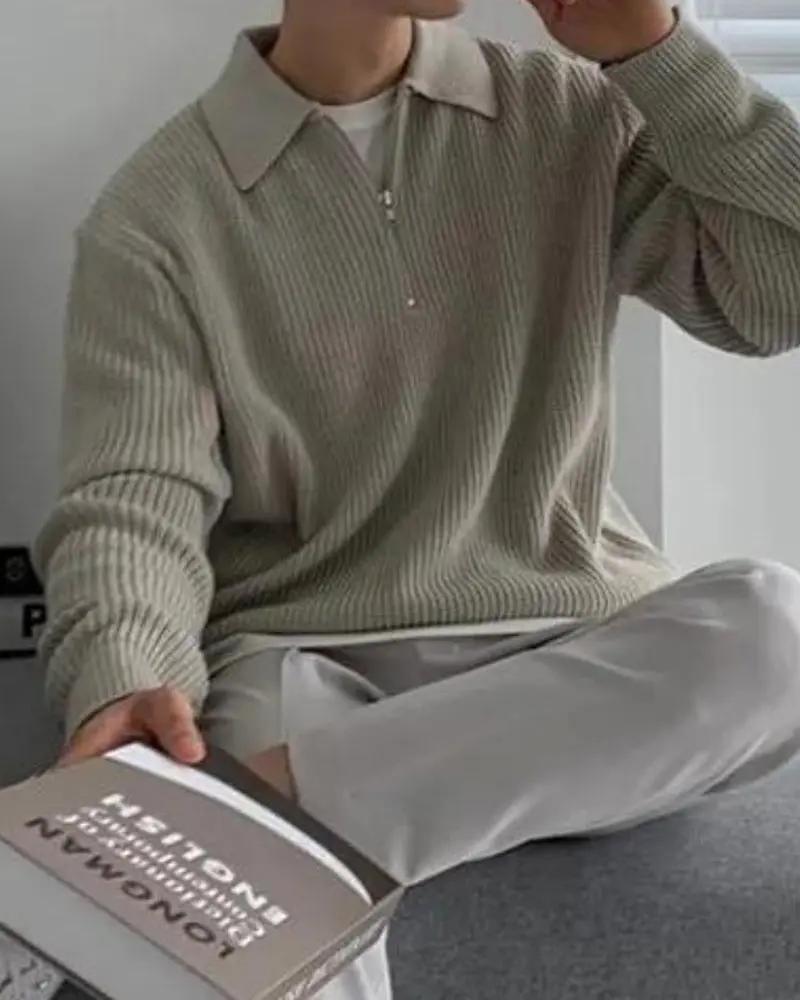 Cesare Half-Zip Sweater