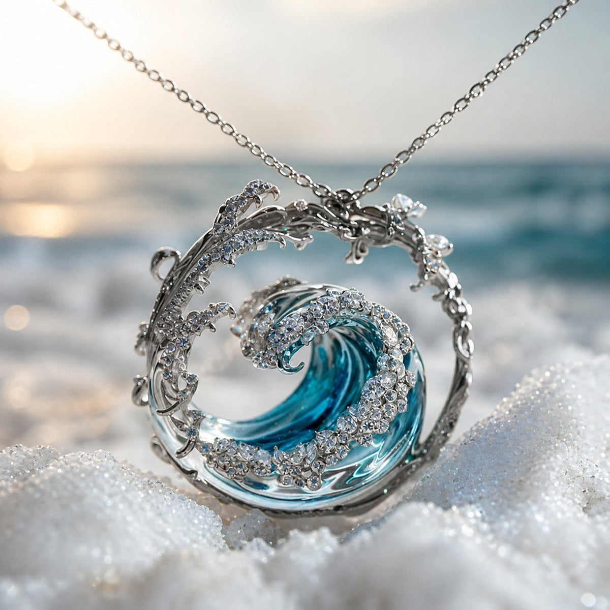 Vintage Ocean Orca Necklace