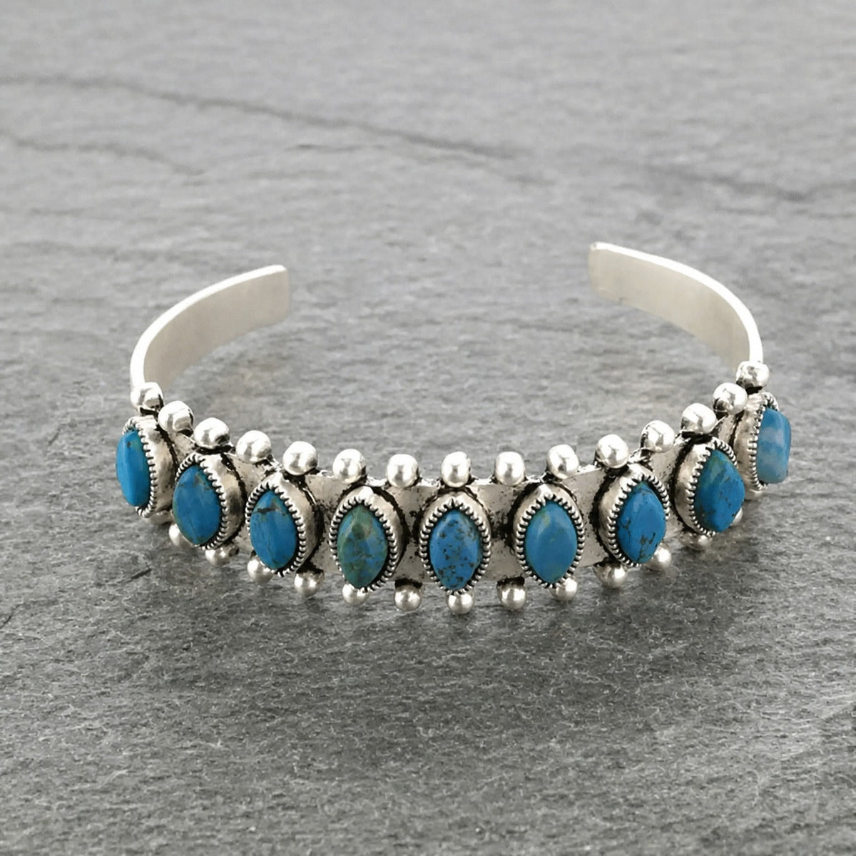 Heritage Silver Stone Bracelet
