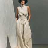 Maria | Minimalist Blouse & Wide-Leg Trousers Set for Women