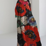 Pink Summer Floral Dress