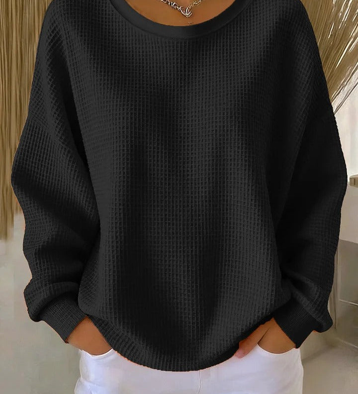 Zoe™ | Sweater with a Wide Collar