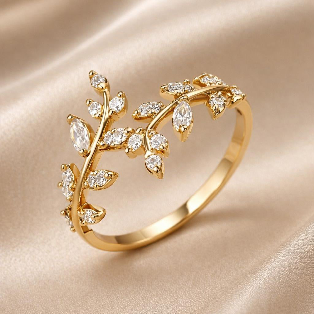 Ring in White Gold with Zirconia