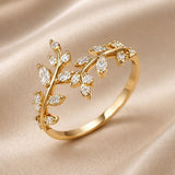 Ring in White Gold with Zirconia