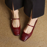 Verity | Mary Jane Shoe with Square Toe