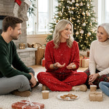 Elise | Women's Glitter Christmas Twin Set