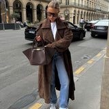 Mayra | Long Satin Coat
