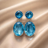 White gold earrings with stunning zirconia