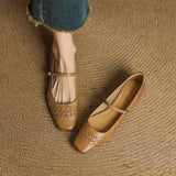 Verity | Mary Jane Shoe with Square Toe