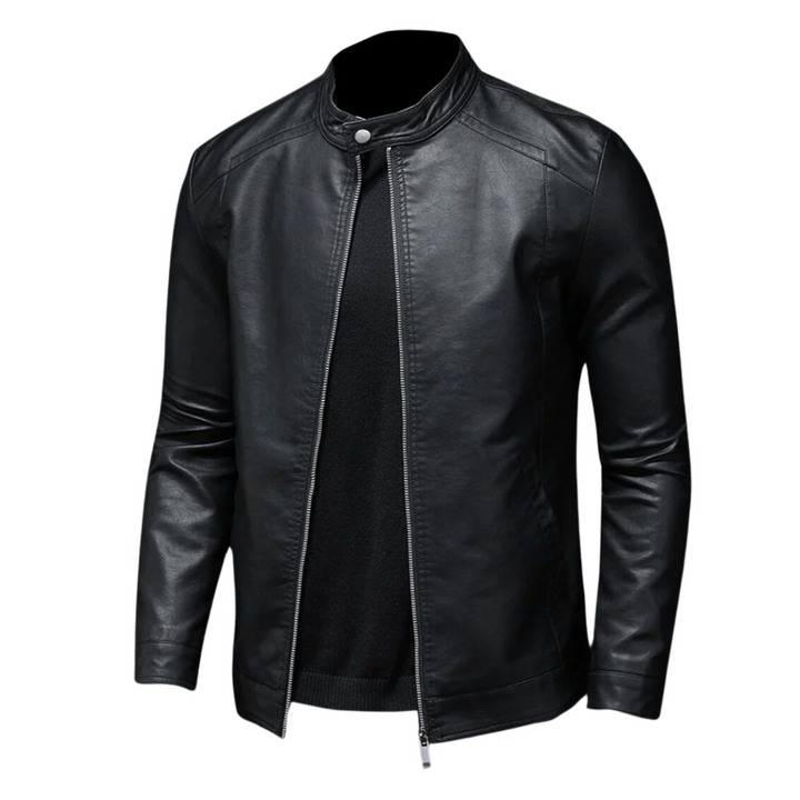 GEORGE | Leather Biker Jacket