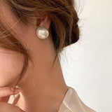Pearl Statement Drop Earrings