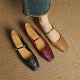 Verity | Mary Jane Shoe with Square Toe