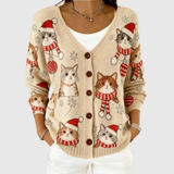 Caterina | Mesh Cardigan with Buttons