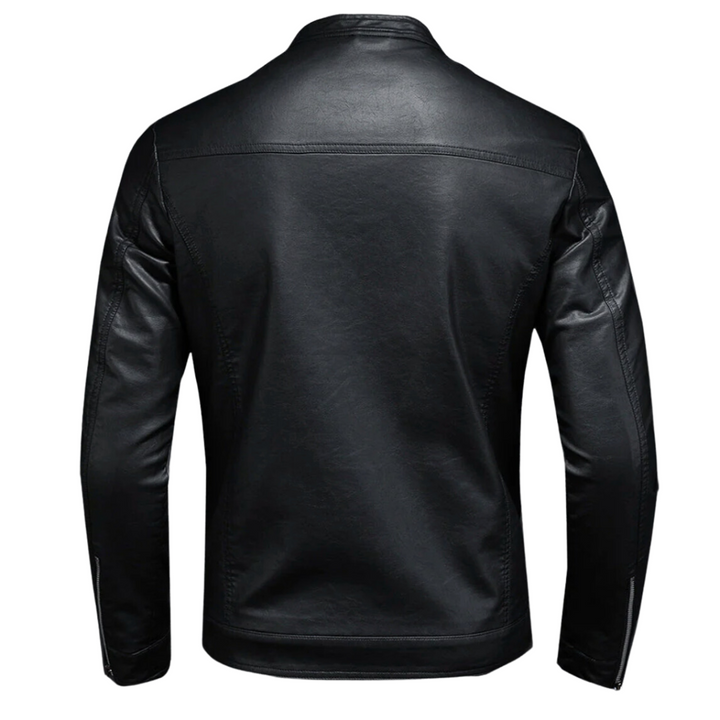 GEORGE | Leather Biker Jacket