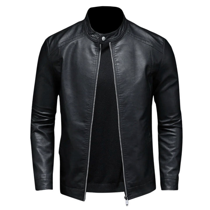 GEORGE | Leather Biker Jacket