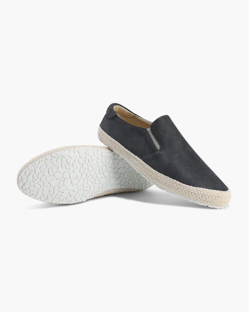 Jacob | Lightweight Suede Espadrille for Men with Jute Sole