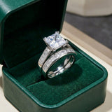 Excellent Promise Ring Set in Zirconium