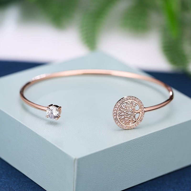 Bracelet in White Gold with Tree of Life