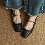 Verity | Mary Jane Shoe with Square Toe