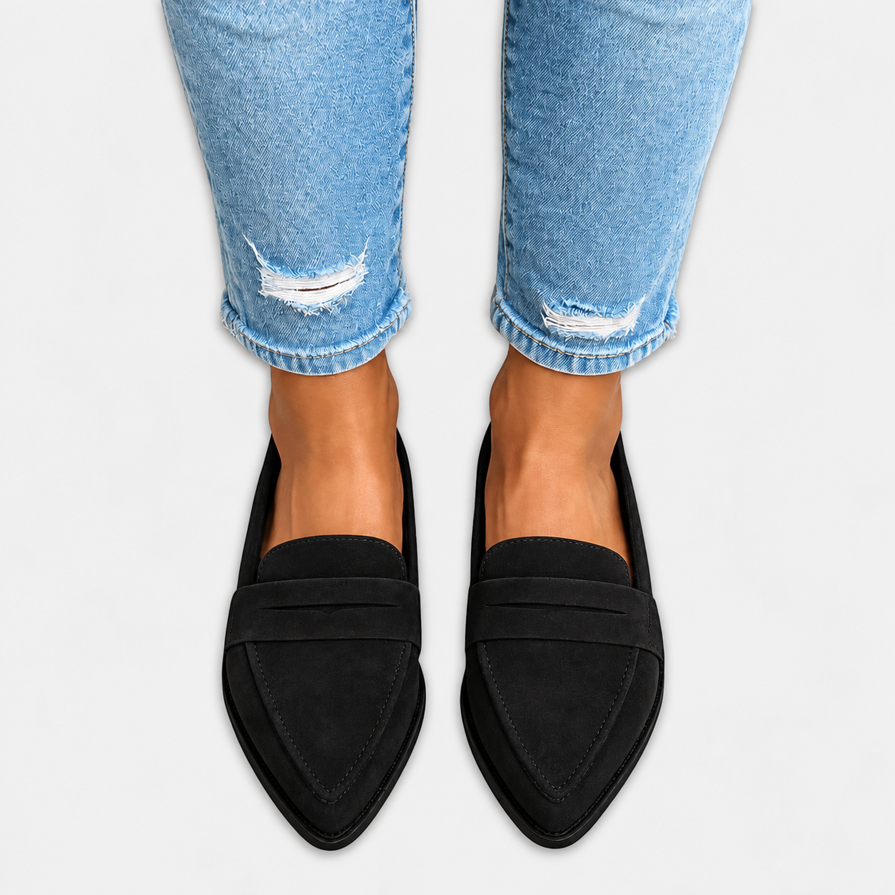 Zusjes Mode | Suede Loafers with Matt Finish
