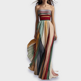 Gesine - Long dress made from high-quality fabric, handmade