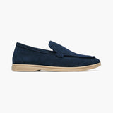 Lukas | Suede Moccasin in Old Silver Style for Men