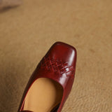 Verity | Mary Jane Shoe with Square Toe