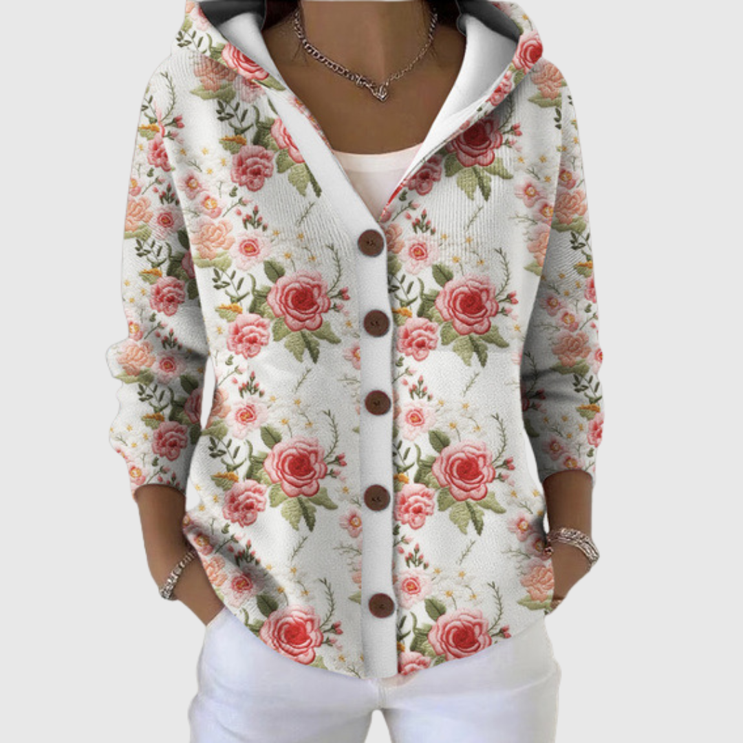 Cesarina | Knitted Cardigan with Hood
