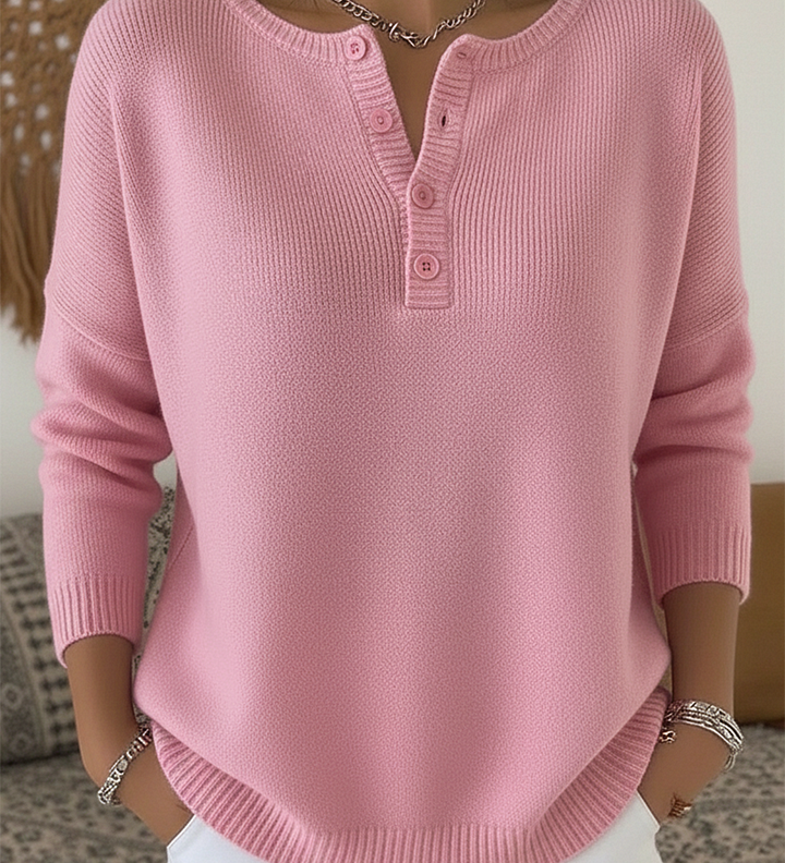 Ava™ | Calm Button-Up Sweater