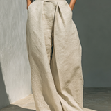 Maria | Minimalist Blouse & Wide-Leg Trousers Set for Women