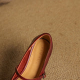 Verity | Mary Jane Shoe with Square Toe