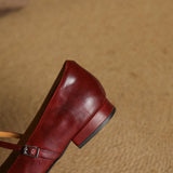 Verity | Mary Jane Shoe with Square Toe