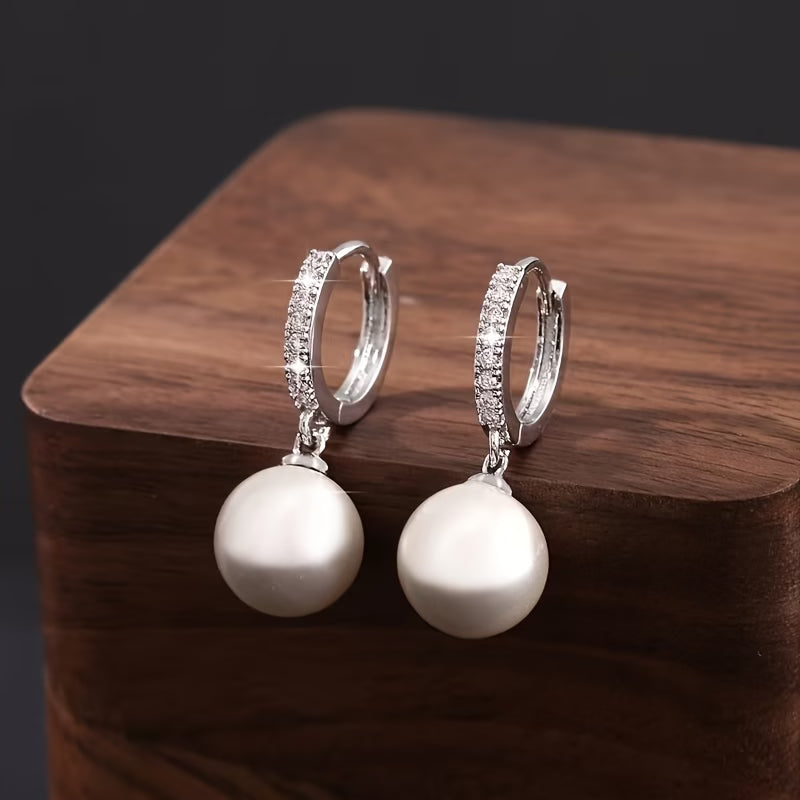 Modern Drop-Shaped Earrings